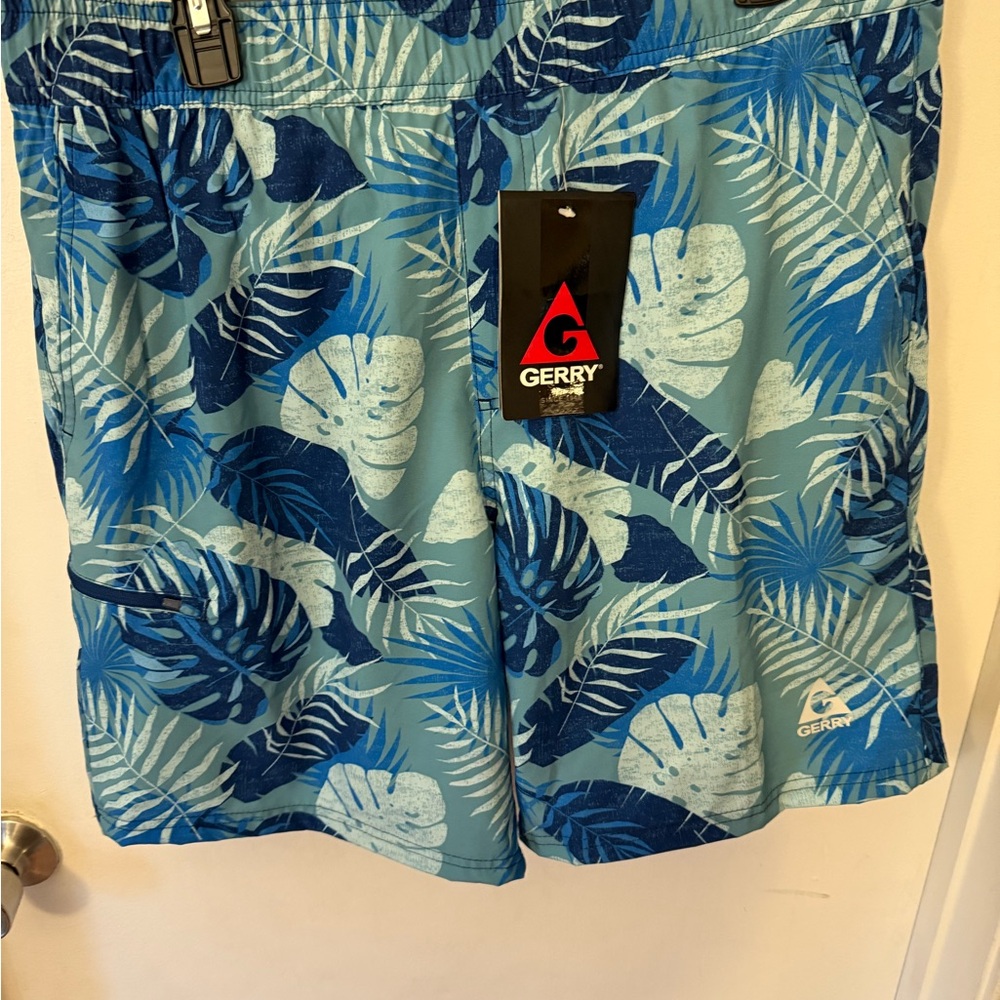 Gerry Weber Men's Blue Tropical Swim Shorts